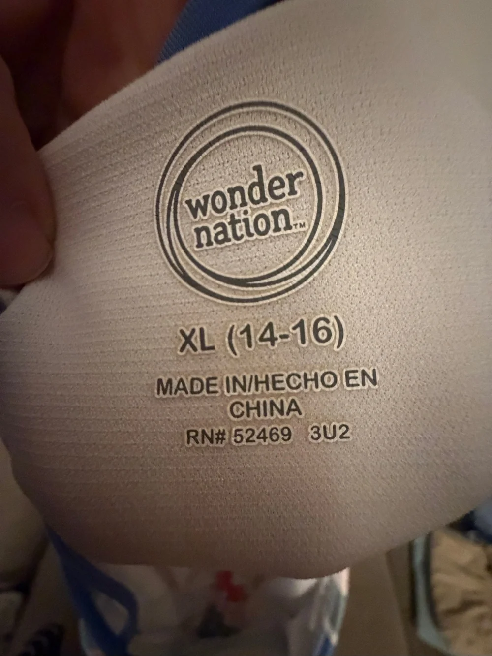 wonder nation Multicolor Striped One-Piece Swimsuit with Blue Straps